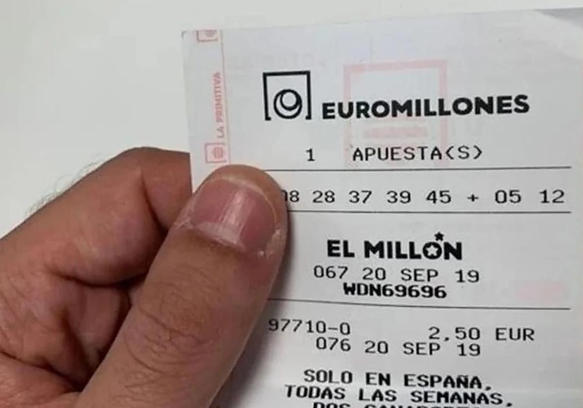 El número que ha privado a un español de ganar 184 millones en el Euromillones