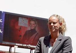 Irene Ferreras, durante su presentación como nueva técnico del Granada femenino.