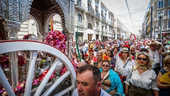 Momentos de la salida de la hermandad del Rocio en 2024