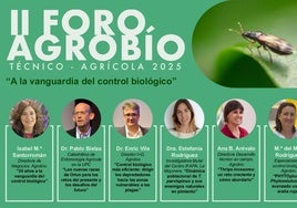 Presentación del cartel de ponencias del II Foro Agrobío.