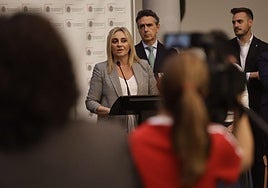 Marifrán Carazo en su comparecencia de este miércoles.