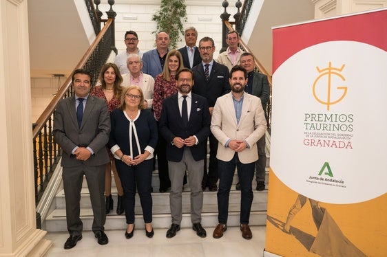Espartaco, José Puertollano, la Comisión Pro-Toros y el Ayuntamiento de Gor, II Premios Provinciales de Tauromaquia