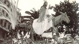 El Señor de la Entrada en Jerusalen el Domingo de Ramos granadino de 1989
