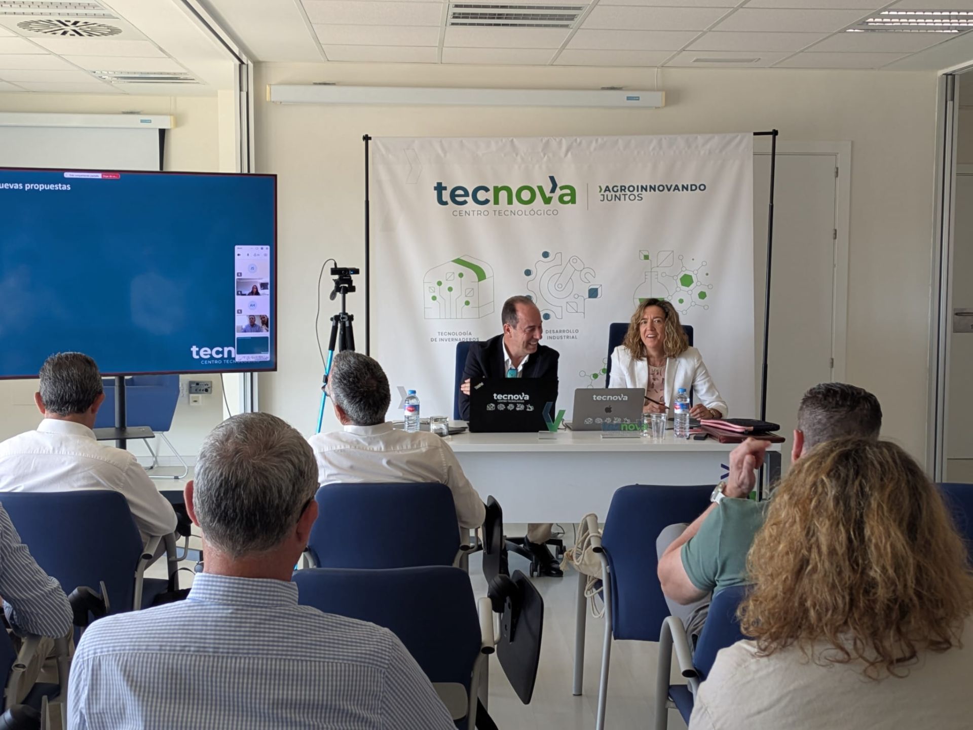 Momento de la presentación del balance del ejercicio 2024 de Tecnova.