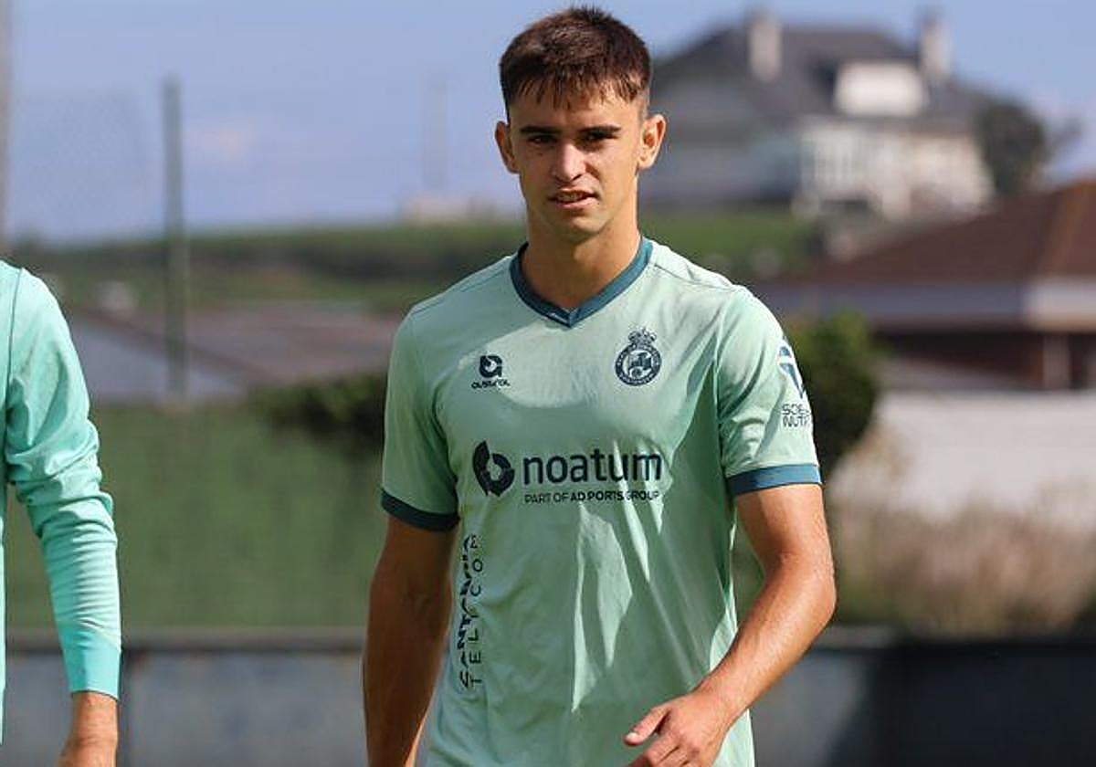 García durante un entrenamiento