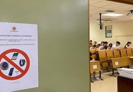 Prueba de acceso en el Campus de Las Lagunilla en 2024.