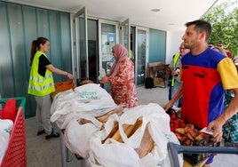Reparto de alimentos de Casería de Montijo