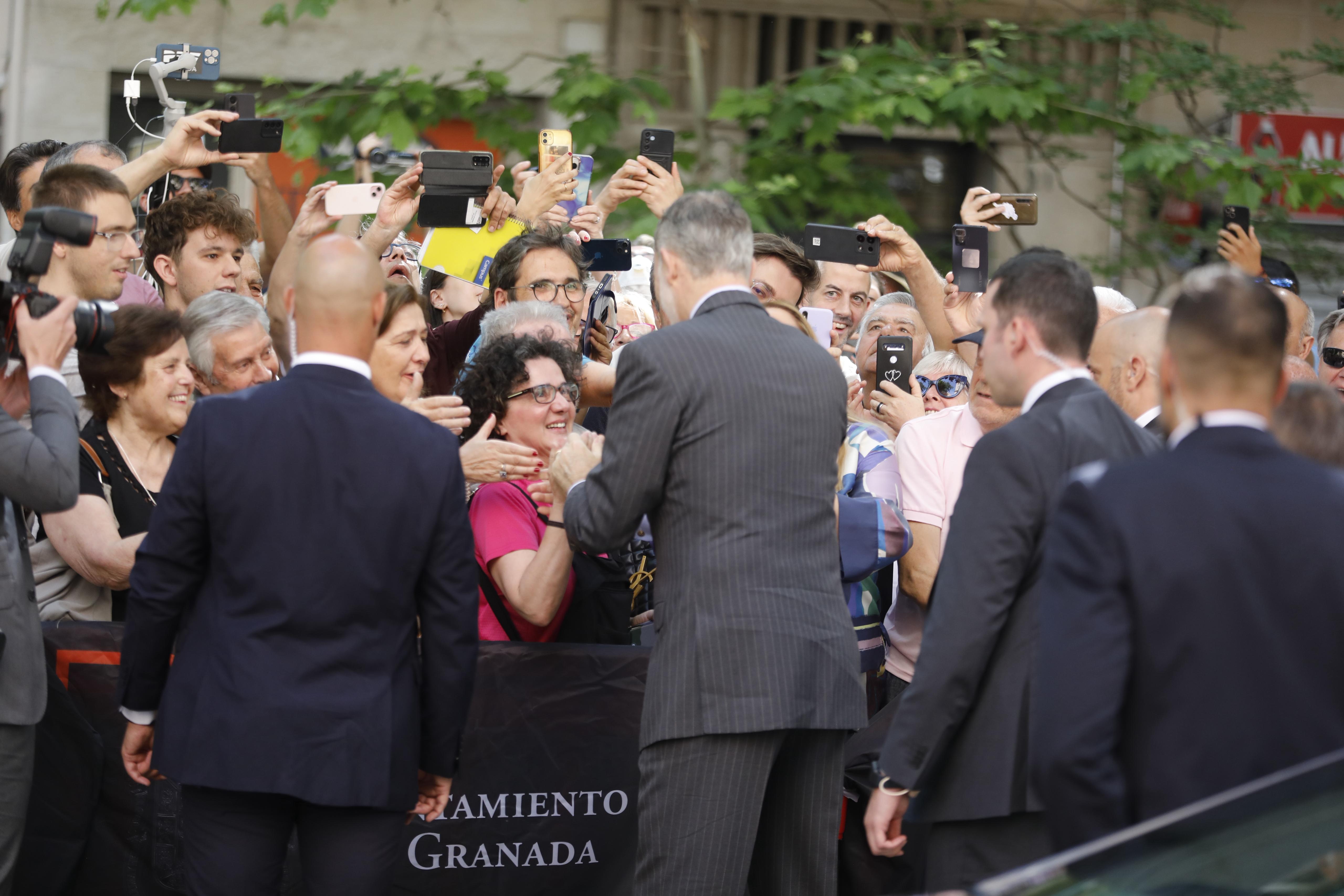 Así ha sido la visita del Rey a Granada