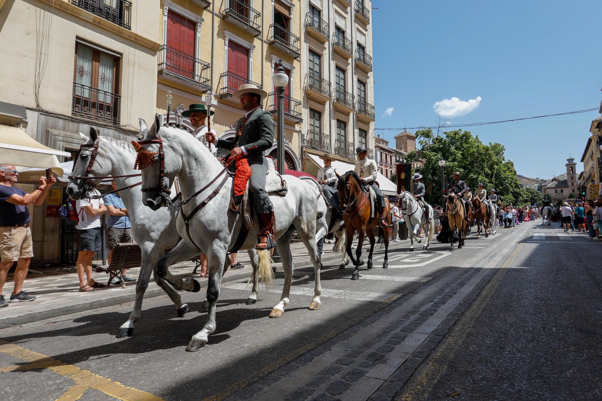 Granada pone en marcha 700 peregrinos y 55 carretas para El Rocío