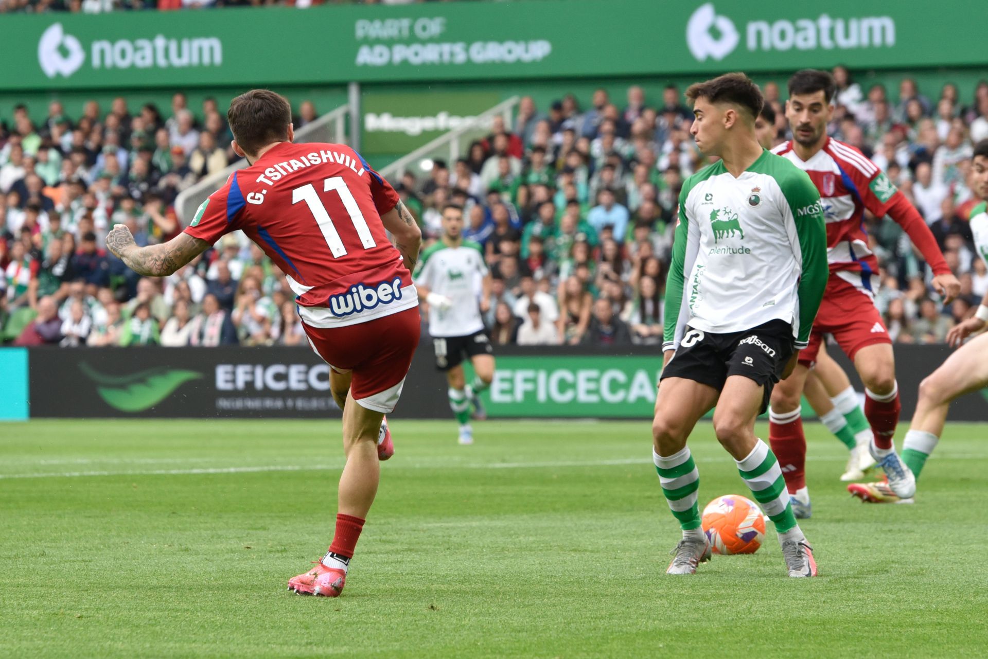 El Racing - Granada CF, en imágenes