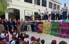 La banda de música actúa en el centro Jesús y María de la capital.