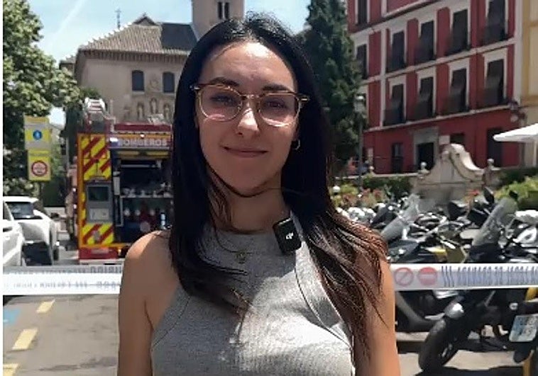 Laura Velasco informa del incendio desde el lugar de los hechos