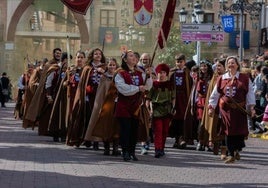 Colectivo de arqueros que participará en la recreación.