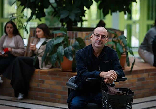 Daniel Martín-Arroyo, en la facultad.