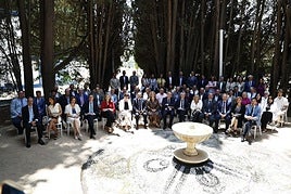 Responsables de Emasagra y de los ayuntamientos del Área Metropolitana, en el encuentro celebrado ayer en la Lancha de Cenes.