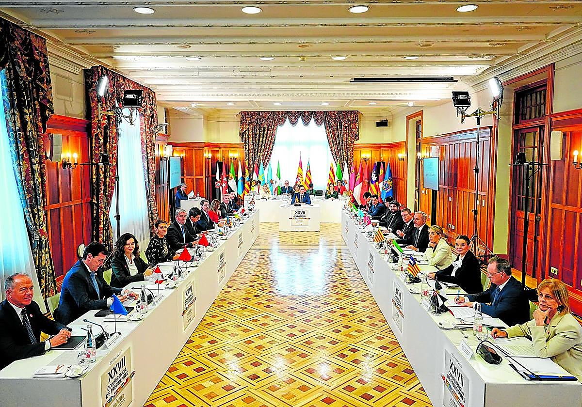 Conferencia de presidentes celebrada en diciembre del año pasado en Santander.
