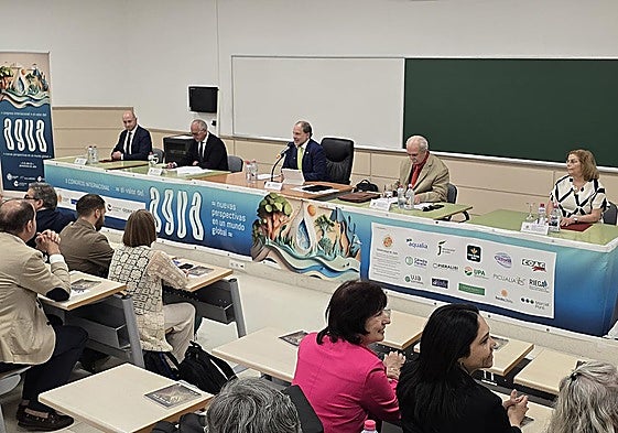 Inauguracion del Congreso Internacional 'El valor del agua: nuevas perspectivas en un mundo global'.