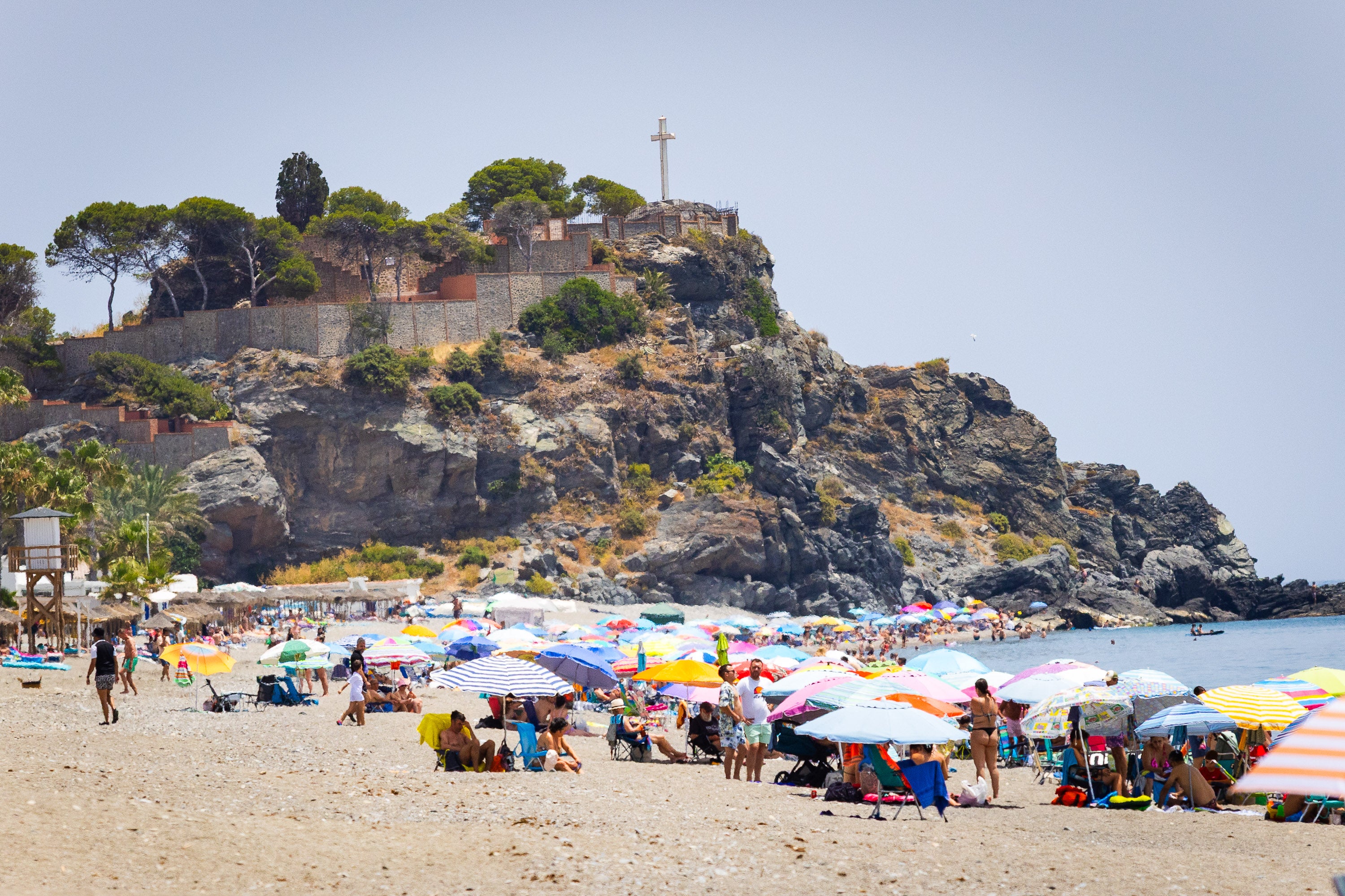 Ambientazo en las playas de Granada
