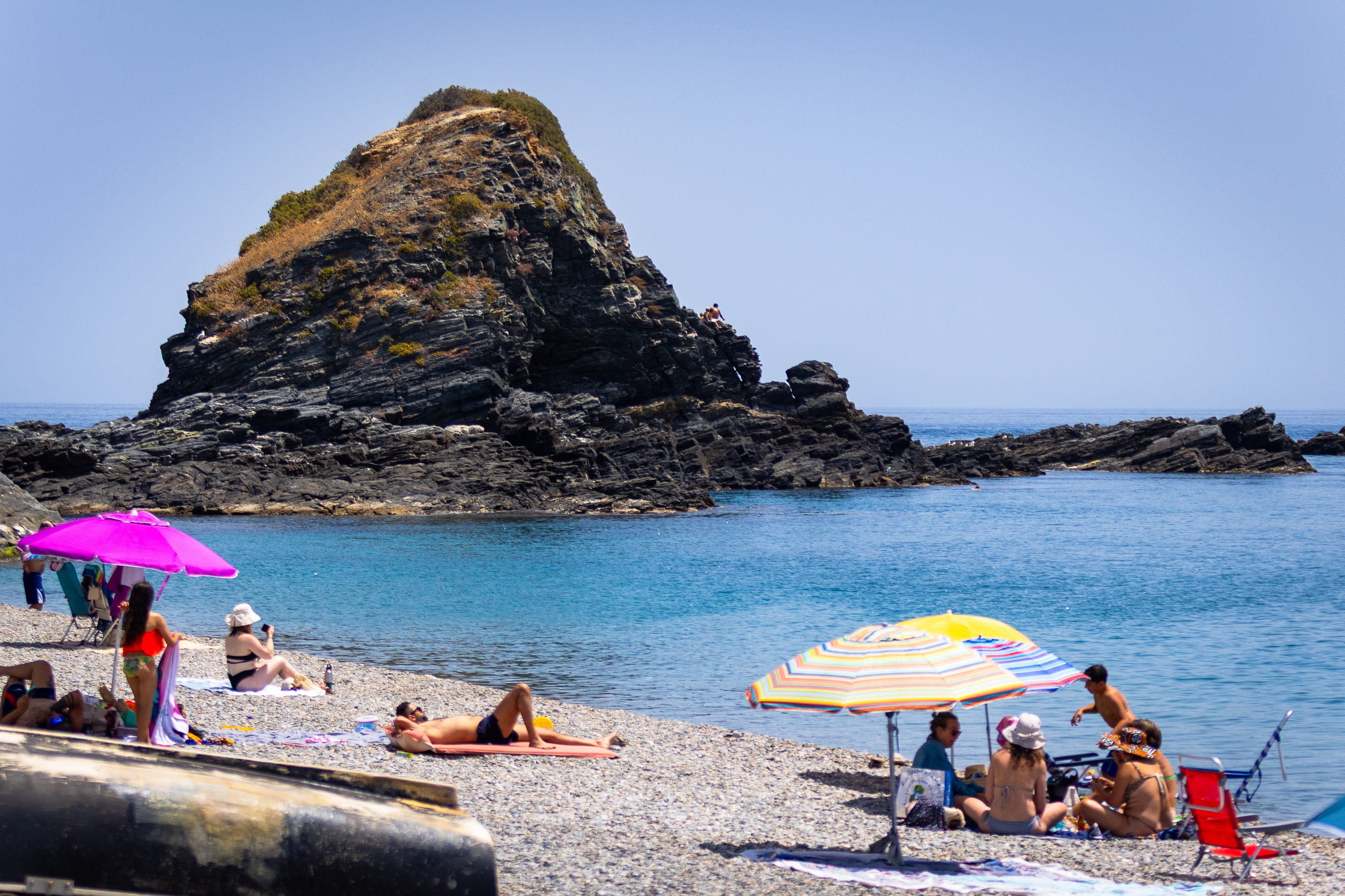Ambientazo en las playas de Granada