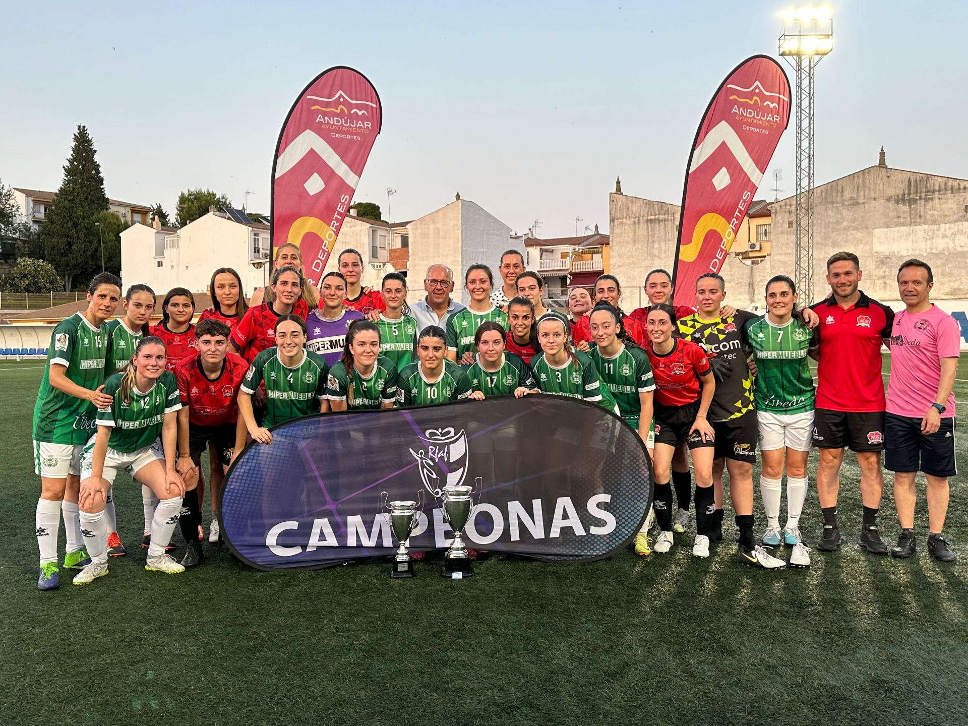 Campeonas de fútbol 7.