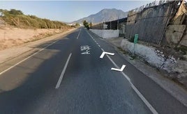 Imagen de la A-358 donde ha ocurrido el suceso.