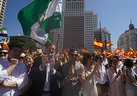 l presidente de la Junta de Andalucía, Juanma Moreno, ha reivindicado este lunes el «éxito» de la manifestación convocada por el PP ayer en Madrid.