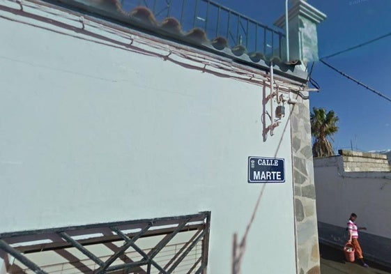Calle Marte, lugar donde se produjo el tiroteo.