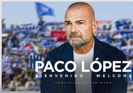 El exrojiblanco Paco López, nuevo entrenador del Leganés