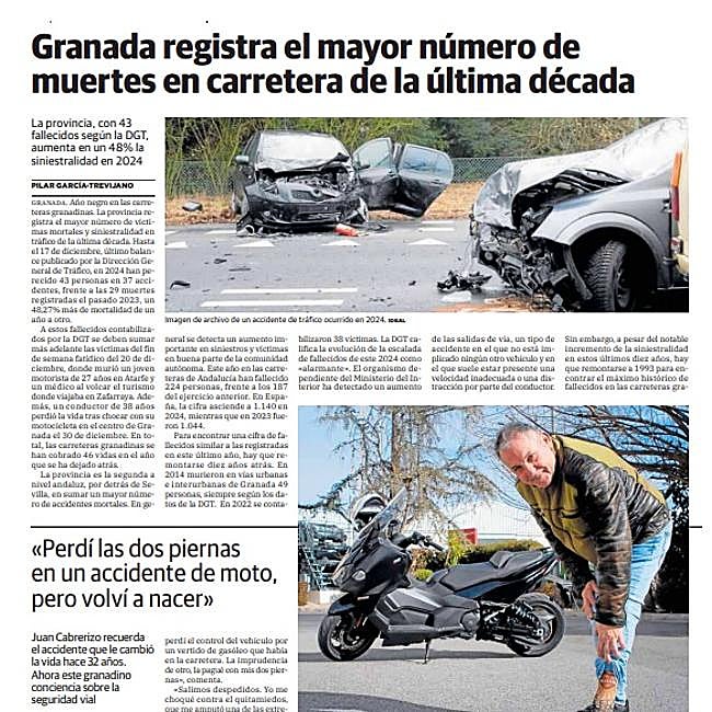 Página publicada en IDEAL.