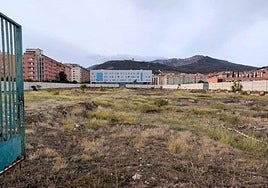 Solar donde se prevé la construcción de la Ciudad de la Justicia de Jaén, en una imagen de archivo.