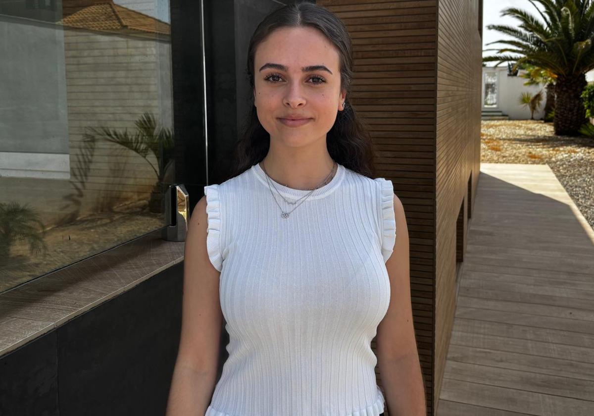 Alicia Jiménez, la nota más alta de la selectividad en Almería: «Con esfuerzo todo se puede»