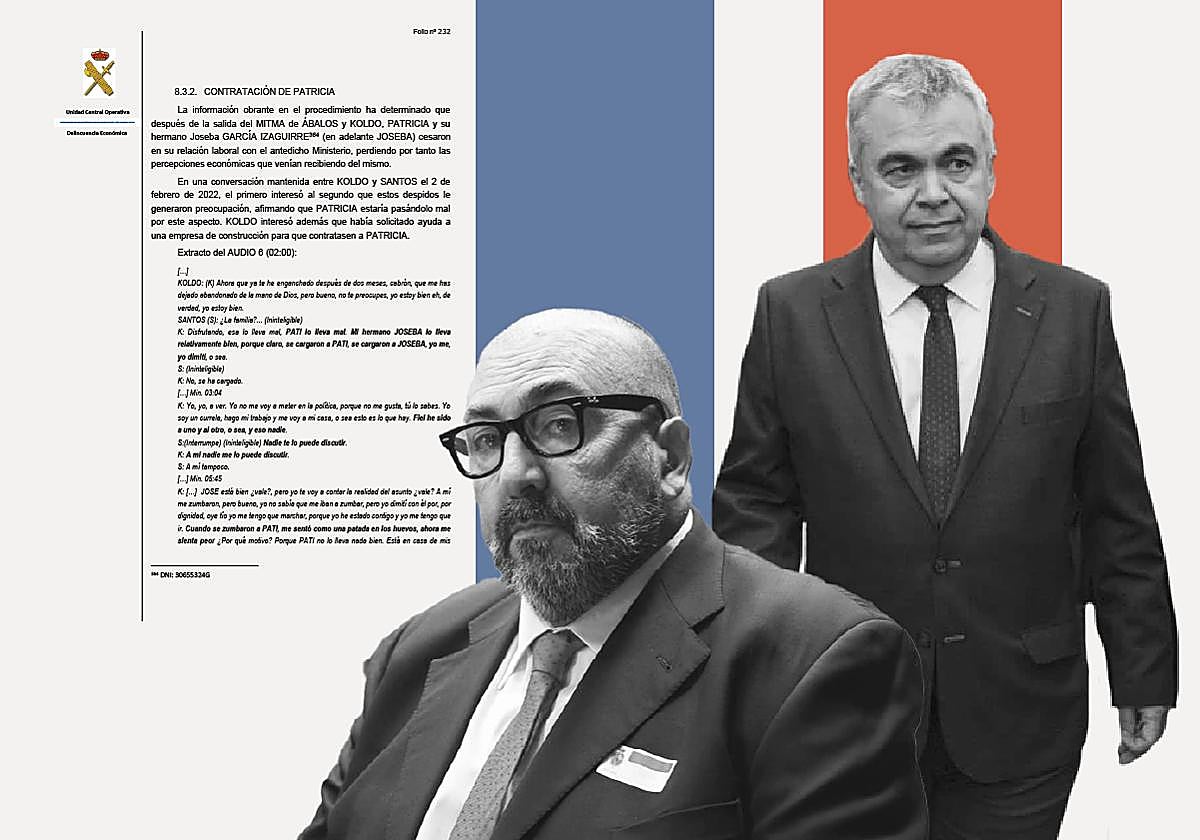 Koldo y Santos Cerdán.