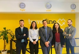 Equipo de la startup Travelfine.