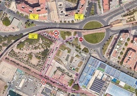 La renovación de un colector en mal estado obliga a desviar accesos al Club de Mar durante dos meses