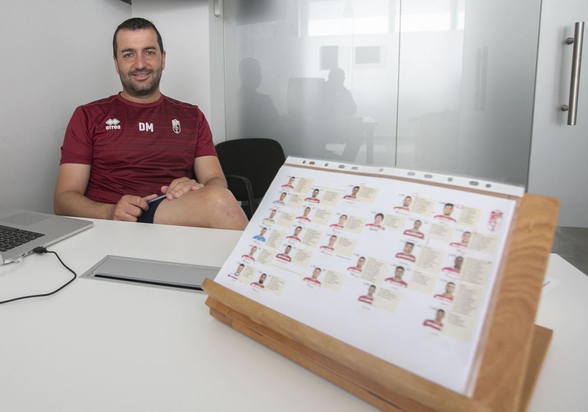 Diego Martínez, exentrenador del Granada, en una imagen de archivo de un reportaje elaborado tras su llegada al banquillo rojiblanco.