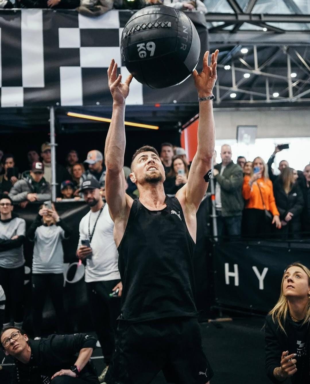 Pablo Sánchez, en plena competición.