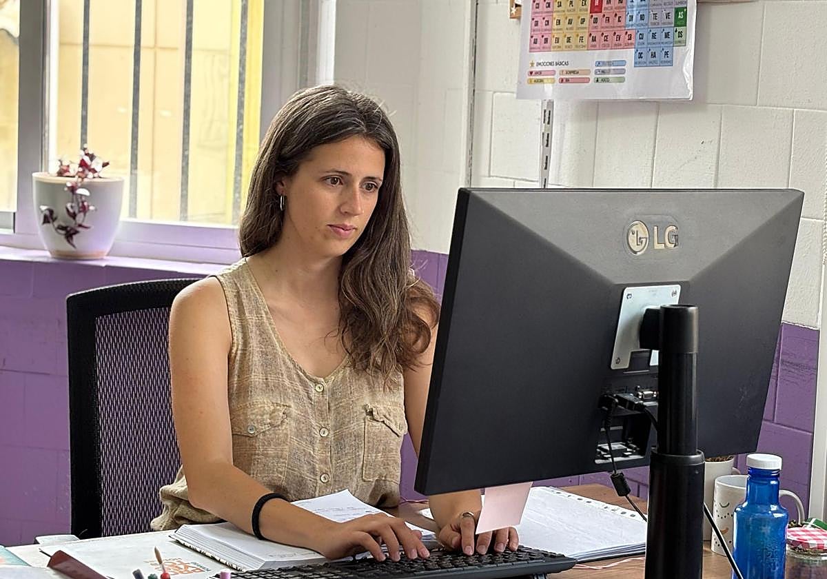 Elena Sánchez, psicóloga en Proyecto Hombre.