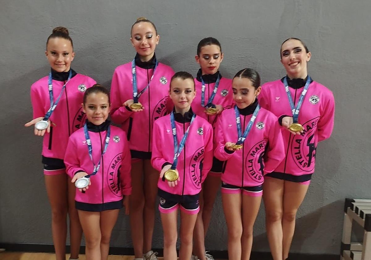 El Stella Maris se trae la 'maleta' llena de medallas.