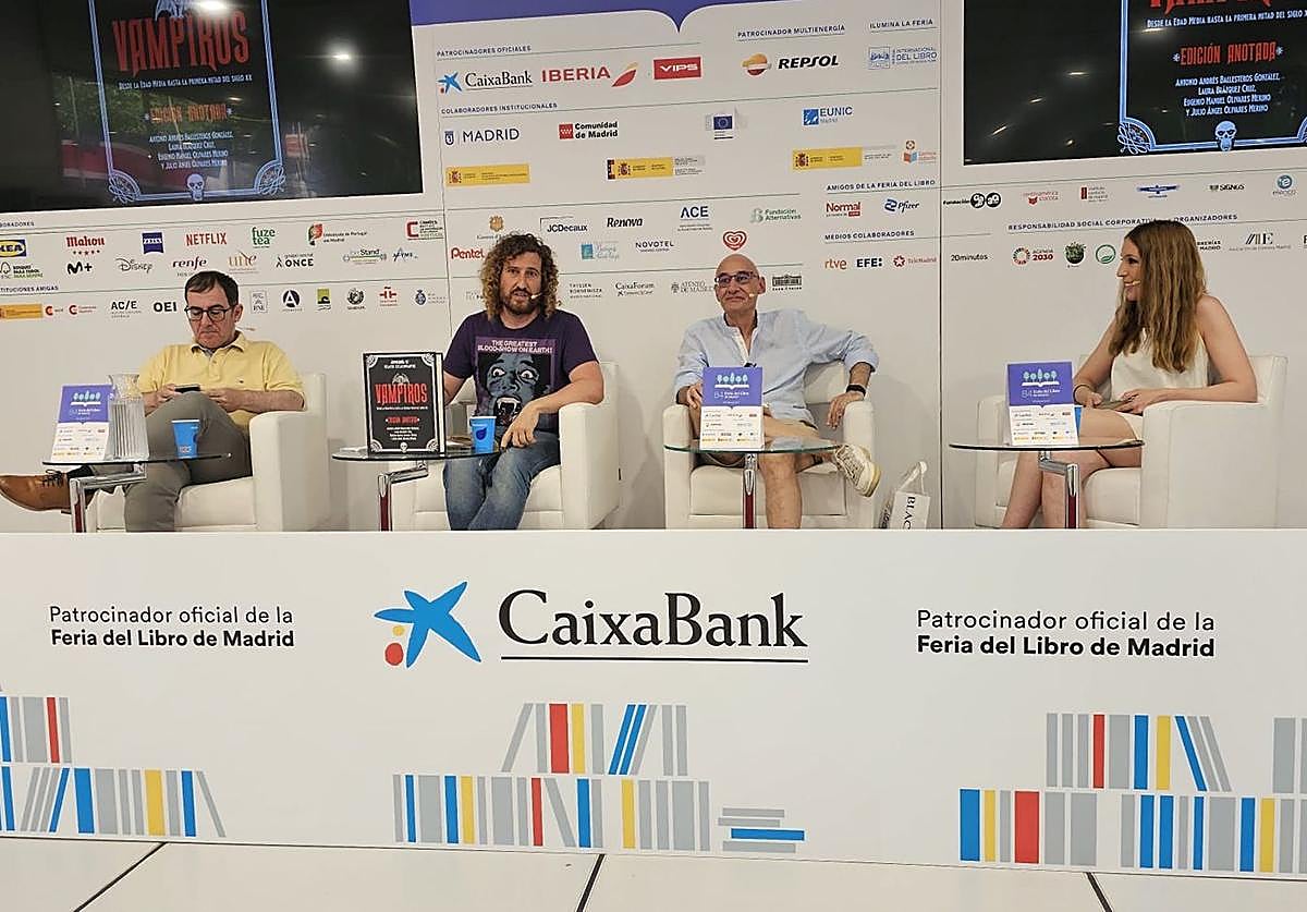 Presentación del libro en la Feria del Libro de Madrid.