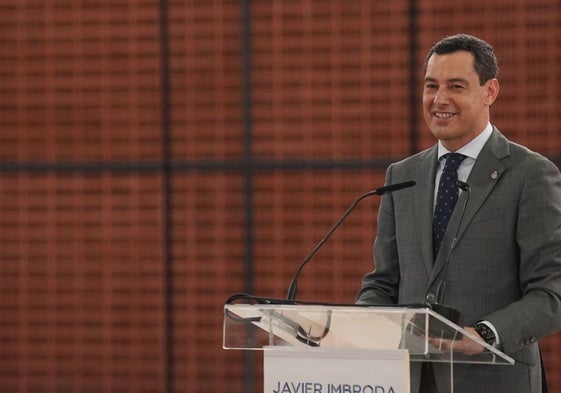 El presidente de la Junta de Andalucía, Juanma Moreno.