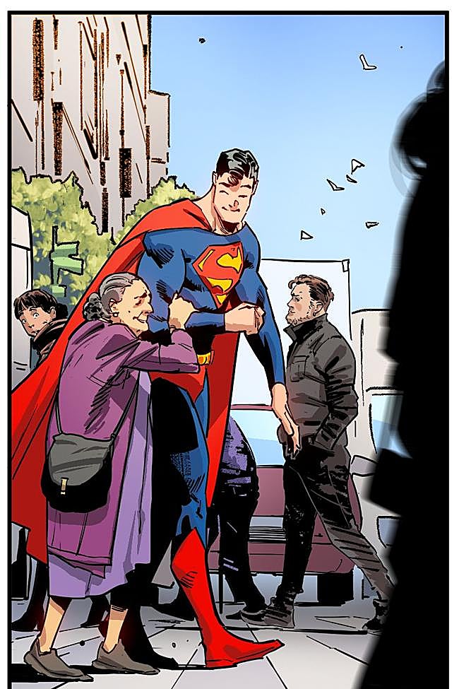 Superman, paseando por Granada.