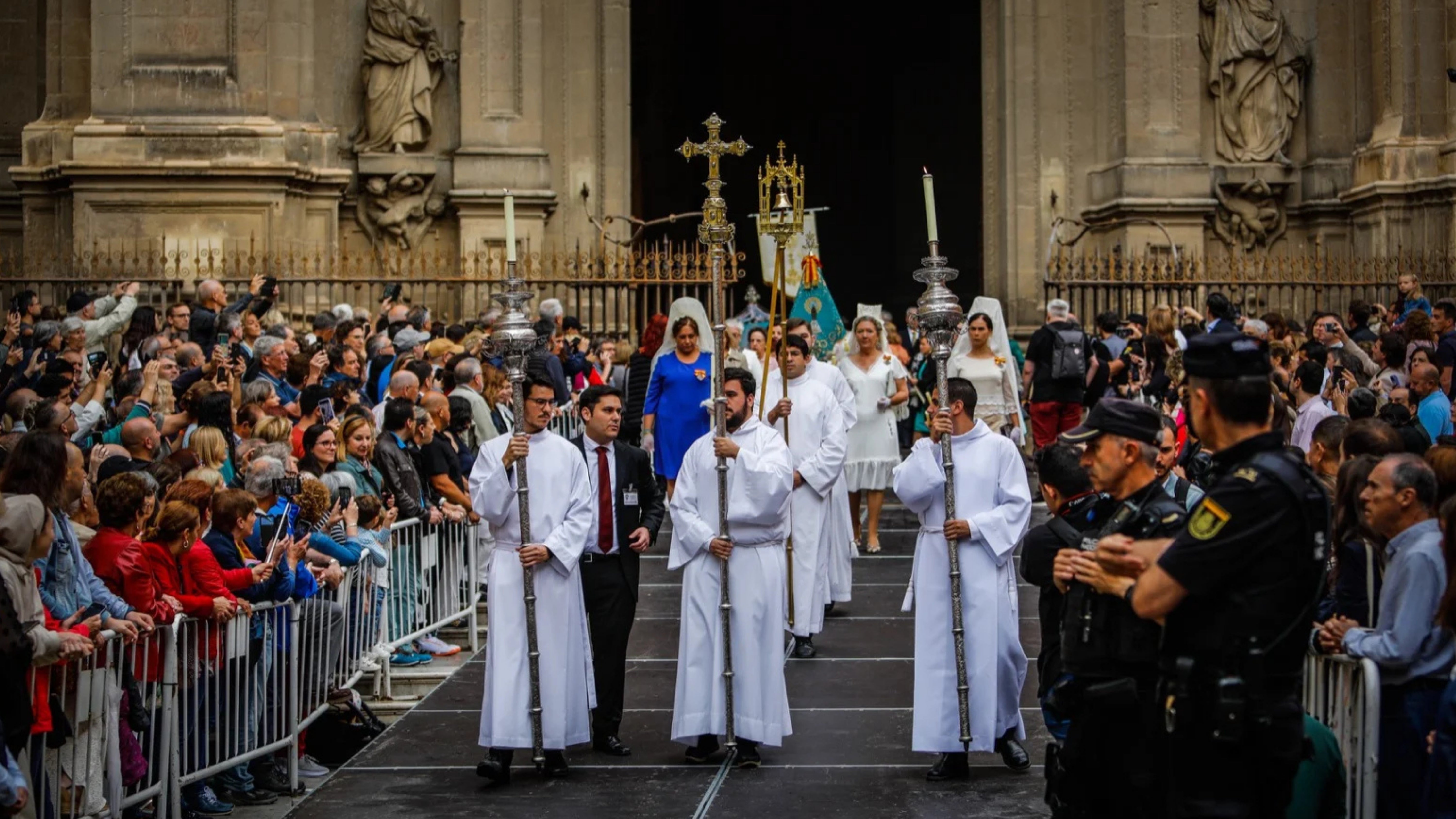Cortejo procesión del Corpus en Granada en 2023