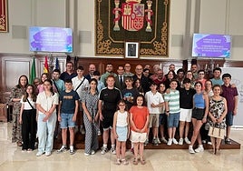 Asistentes al acto en la Subdelegación del Gobierno de España de Jaén.