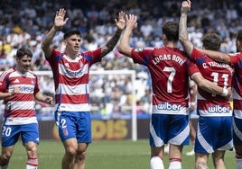 Sergio Ruiz y Boyé, junto a Rubén Sánchez y Tsitaishvili.