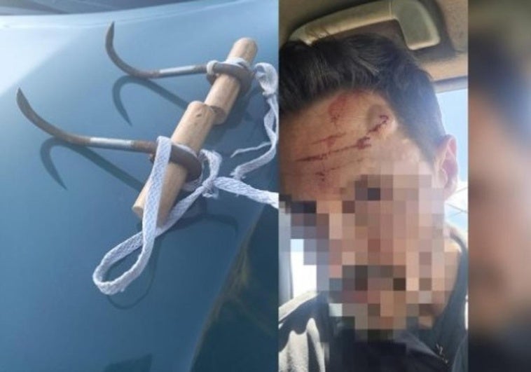 Agredió a un guardia civil con un garfio para entrar a Ceuta saltando la valla: le han caído dos años de cárcel
