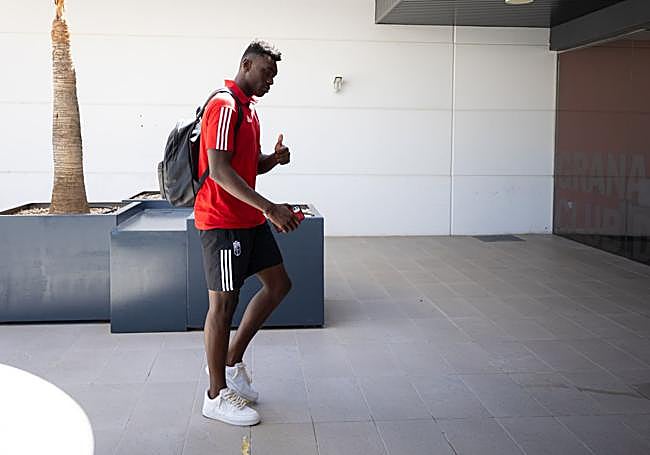 Samu, en una entrada a la Ciudad Deportiva.