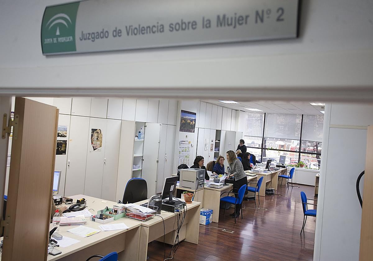 Uno de los juzgados de Violencia sobre la Mujer de Granada.