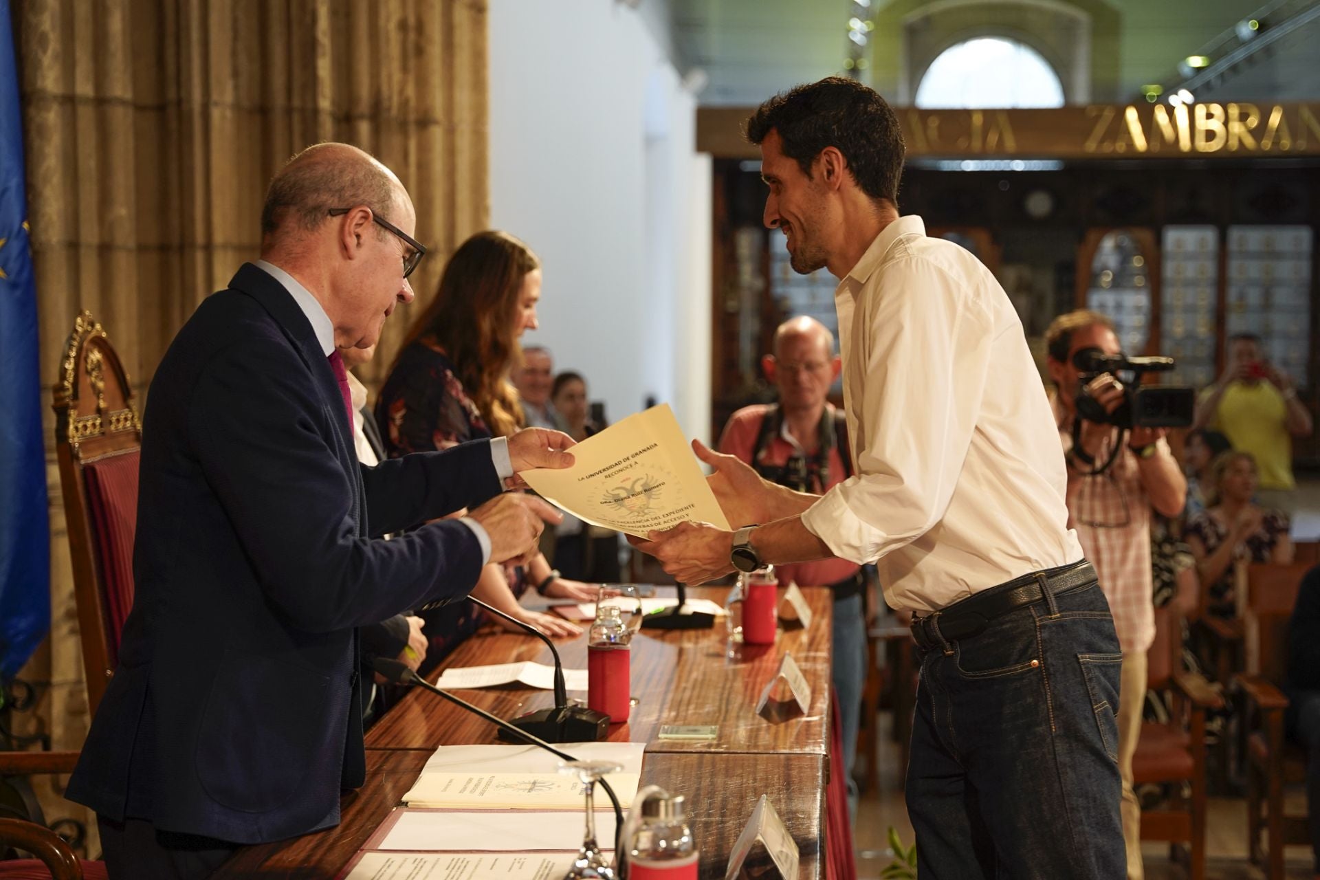 Las imágenes de la entrega de premios a los mejores de la Selectividad de Granada