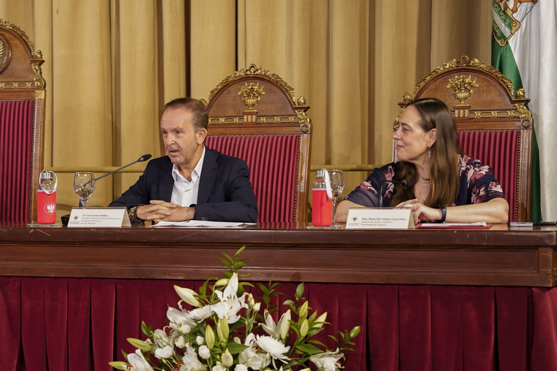 Las imágenes de la entrega de premios a los mejores de la Selectividad de Granada