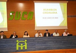 Momento de la asamblea ordinaria de SUCA, celebrada en El Ejido.